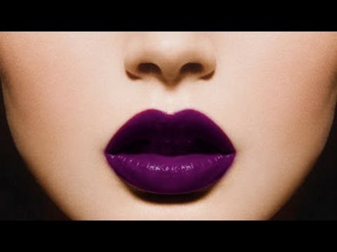 how to purple lipstick