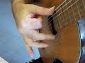 Flamenco guitar lesson - 4 stroke rasgueado eami