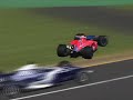 Simulated F1 start in Melbourne Simulated F1 start in Melbourne