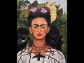 FRIDA KAHLO - Selbstbildnis mit Dornenhalsband, 1940