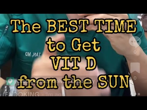 Best Times to GET Vitamin D from the Sun | That Health Rules