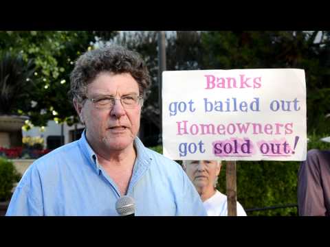 Wells Fargo Foreclosure Rally, San Rafael, Ca - July 11, 2012