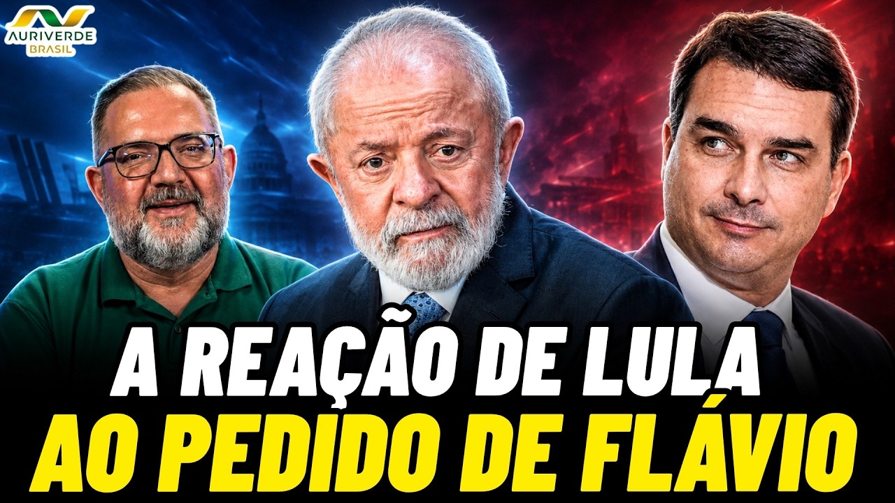 Flávio pede aos  EUA a suspenção das tarifas e Lula reage