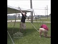 Rope Anchoring for a party tent Rope Anchoring for a party tent