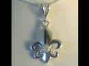 Sterling Silver Fleur-de-Lis Jewelry by Blue Crockatt