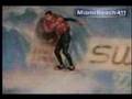 Tony Hawk Skateboarding Legend Surfing A Man-Made Wave