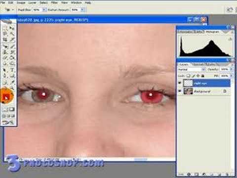 how to fix red eye in photoshop