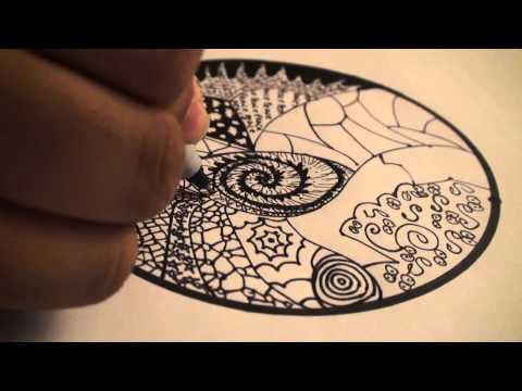 how to zentangle easy
