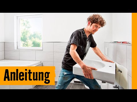Hänge-Waschbecken einbauen | HORNBACH Meisterschmiede