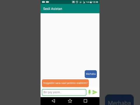 Dialogflow kullanarak kotlin ile sesli asistan