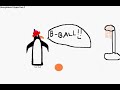 Cartoon Penguin B-Ball