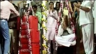 Bizarre birthday celebration: Gujarat minister weighed in blood