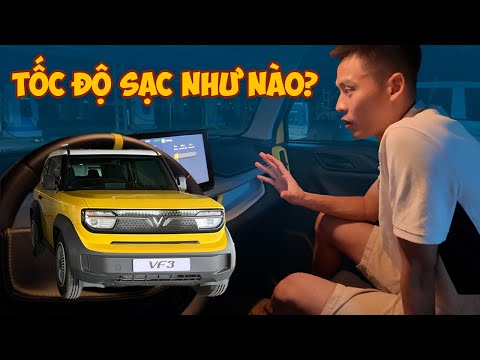 Xế Cộng test tốc độ sạc của Vinfast VF3: những yếu tố ảnh hướng tới sạc xe