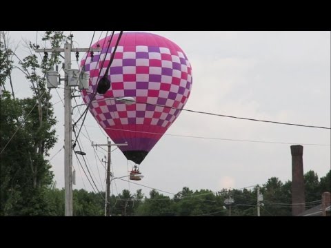 Massachusetts Hot Air Balloon Fire Caught on Tape