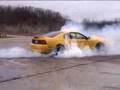 mustang-burnout