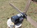 Wind Turbine Blade DC 180 Volt Electric Generator HAWT Horizontal Axis Wind Turbine