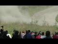 Teemu Arminen crashes on special stage Juupajoki