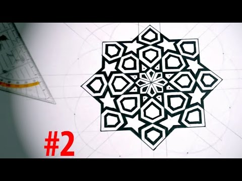 how to draw islamic art