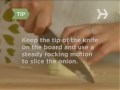 how to chop an onion