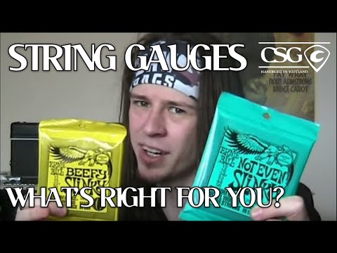 how to gauge guitar strings