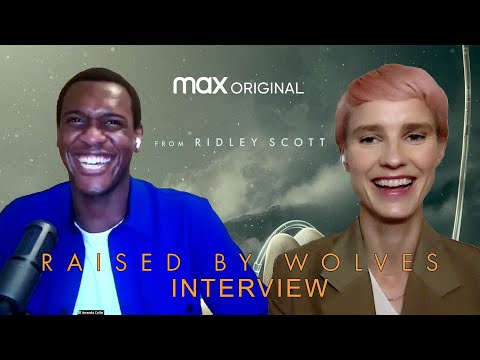 'Raised By Wolves' Amanda Collin & Abubakar Salim Exclusive Interview