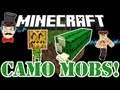 Minecraft 1.8 CAMOUFLAGE MOBS Mod! Enemies in Disguise Pumpkins, Cactus & More!