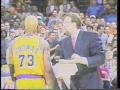 Dennis Rodman vs Kurt Thomas and Shaq Dunks on Chris Dudley Knicks vs Lakers game from 1999