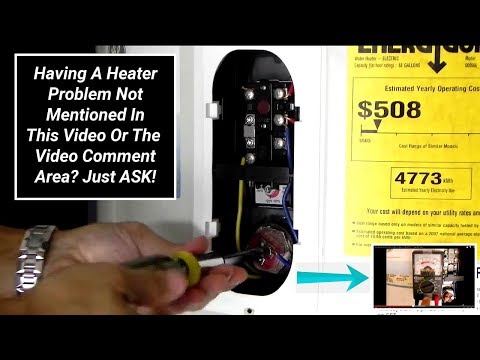 how to troubleshoot thermostat on water heater