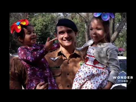 Alunos do CEI e CEMEI Girassol homenageiam militares  de Palotina pelo dia do Soldado.