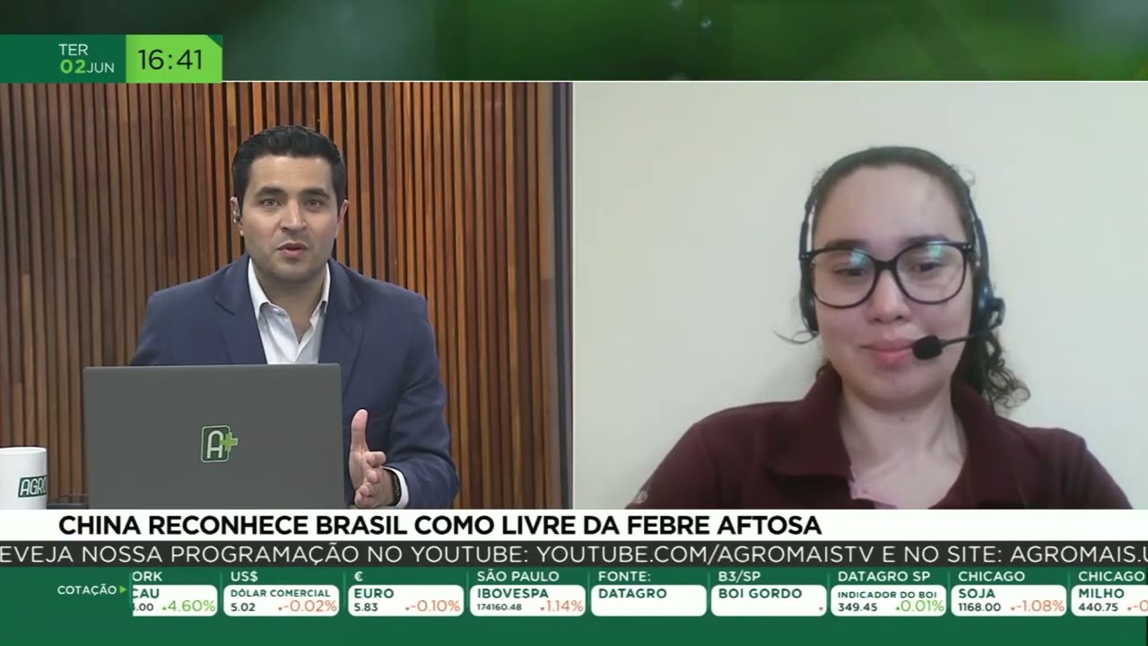 China reconhece Brasil como livre da febre aftosa