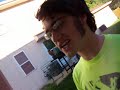 my friends and i deabte whether of not we should puch a washer off into a ditch in his back yard.