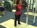 Squats with 135 kilograms/297 pounds