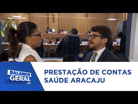 Secretária municipal da saúde presta contas na câmara de vereadores de Aracaju