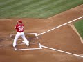 Josh Hamilton Hits a Double vs Oakland Athletics