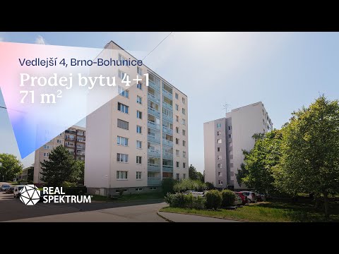 Video Prodej bytu 4+1 76 m², Brno - Bohunice
