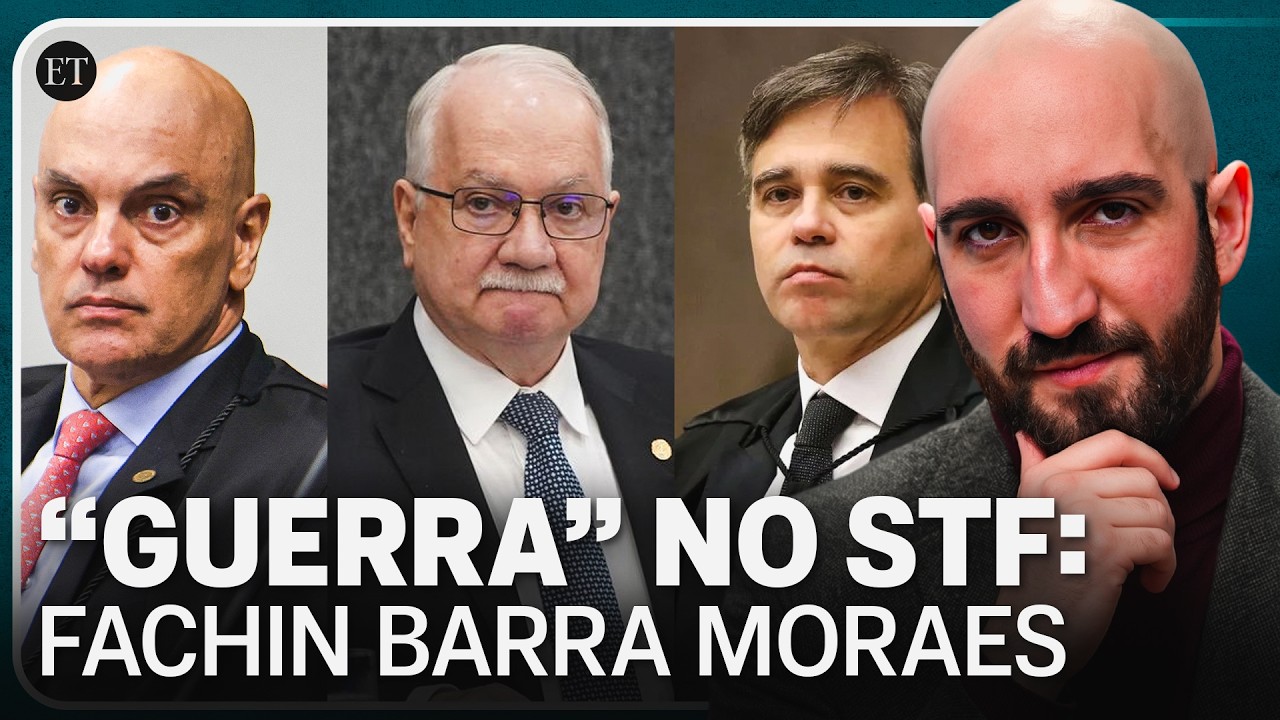 🔴 Crise no STF: Fachin barra Moraes e mira Inquérito das Fake News; Rússia atinge QG da Ucrânia e+