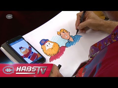 Archie artist draws Youppi!