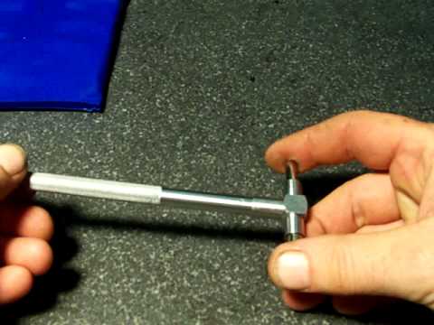 how to use telescopic t bore gauge