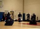 2007 1st baltimore-annapolis kendo tournamenr sandan (3rd dan) and above division semifinal: bruce (ken wa kan kendo dojo) vs. eric (ken wa kan kendo dojo)