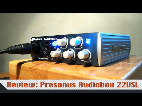 Review: Presonus Audiobox 22VSL & Soundtest mit DSP Review: Presonus Audiobox 22VSL & Soundtest mit DSP