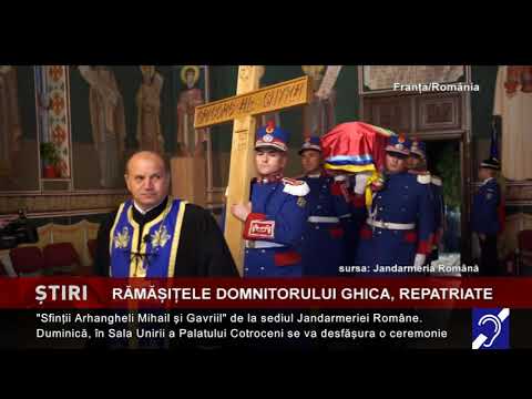 Rămășițele pământești ale domnitorului Ghica, repatriate