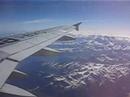 Flying over the Alps