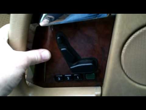Mercedes r129 500sl repairing a loose, door mounted power seat control panel
