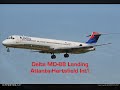 Delta MD-88 Landing in Atlanta