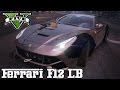 Ferrari F12 Berlinetta (LibertyWalk) v1.2 для GTA 5 видео 1