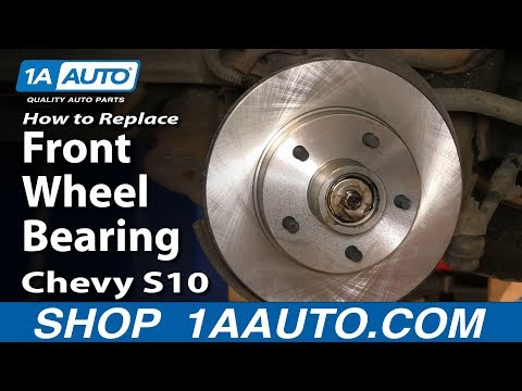 How to Install Replace Front Wheel Bearing Chevy S-10 GMC S-15 2WD 94-03 1AAuto.com