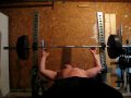 Bench Press 315 lbs x 5 reps (at 205 lbs)