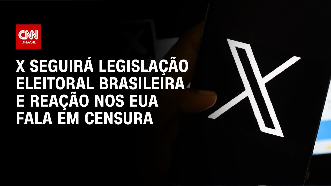 Autoridade do governo Trump acusa Brasil de impor censura após mudança no X  | LIVE CNN