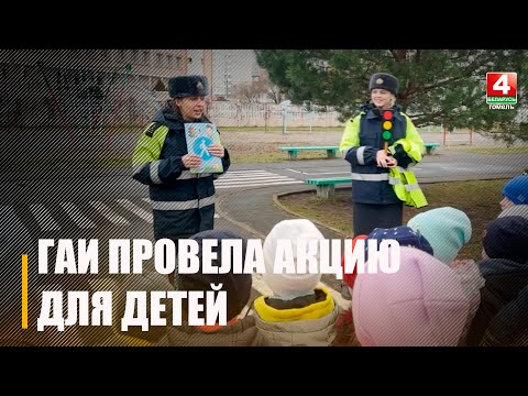 В Гомельской школе №67 ГАИ провела профилактическую акцию видео