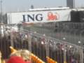 F1 car revs up